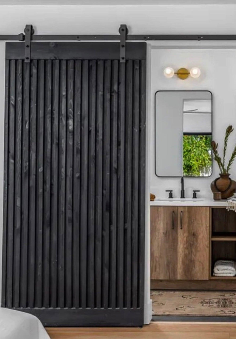 Rakesh II Interior Slat Door | Custom Modern Wood Door
