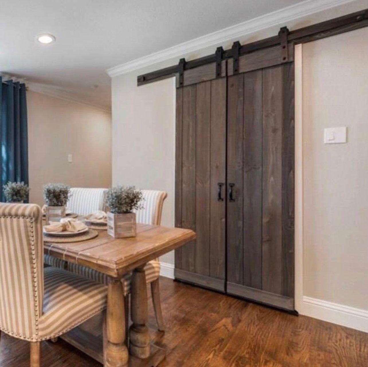 Vertical Plank Door - Rustic Luxe Designs