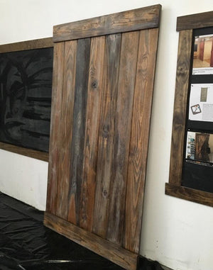 Vertical Plank Door - Rustic Luxe Designs